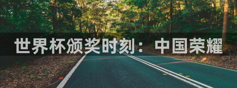 世界杯今日赛程直播：世界杯颁奖时刻：中国荣耀