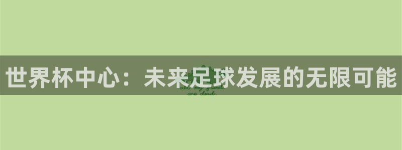 世界杯球赛：世界杯中心：未来足球发展的无限可能